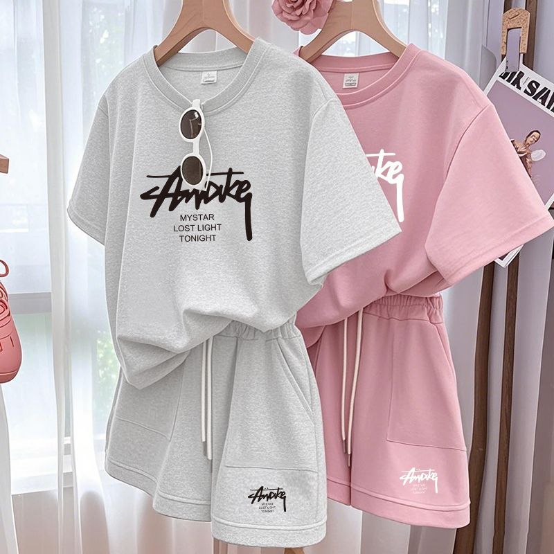 T-Shirts - New Women's Plus-size Set Adult Short-sleeve