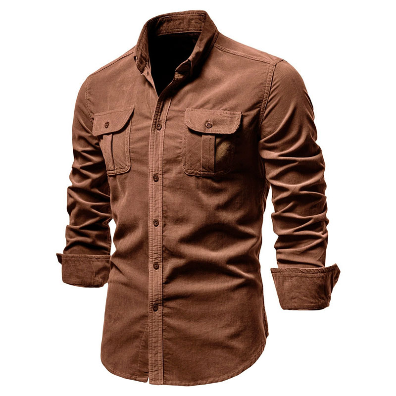 Men's Corduroy Casual Shirt Ja - огляд і ціна Corduroy Button Up Shirt Men