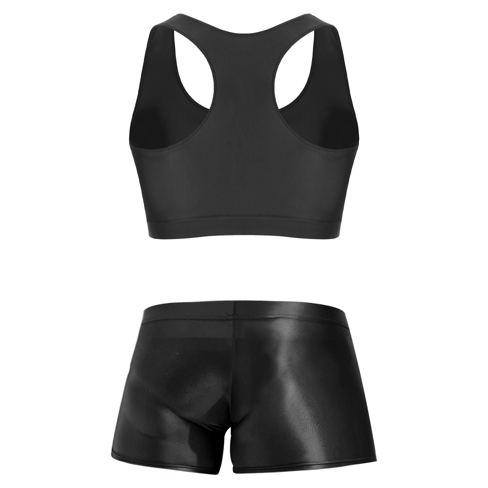Men Glossy Stretchy Fitness Ou - огляд і ціна Underwear