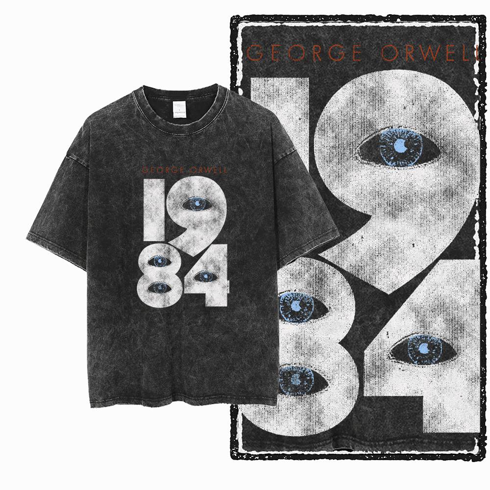 G02 Exclusive 100% Cotton Big  - огляд і ціна Acid Wash Vintage Graphic T Shirt