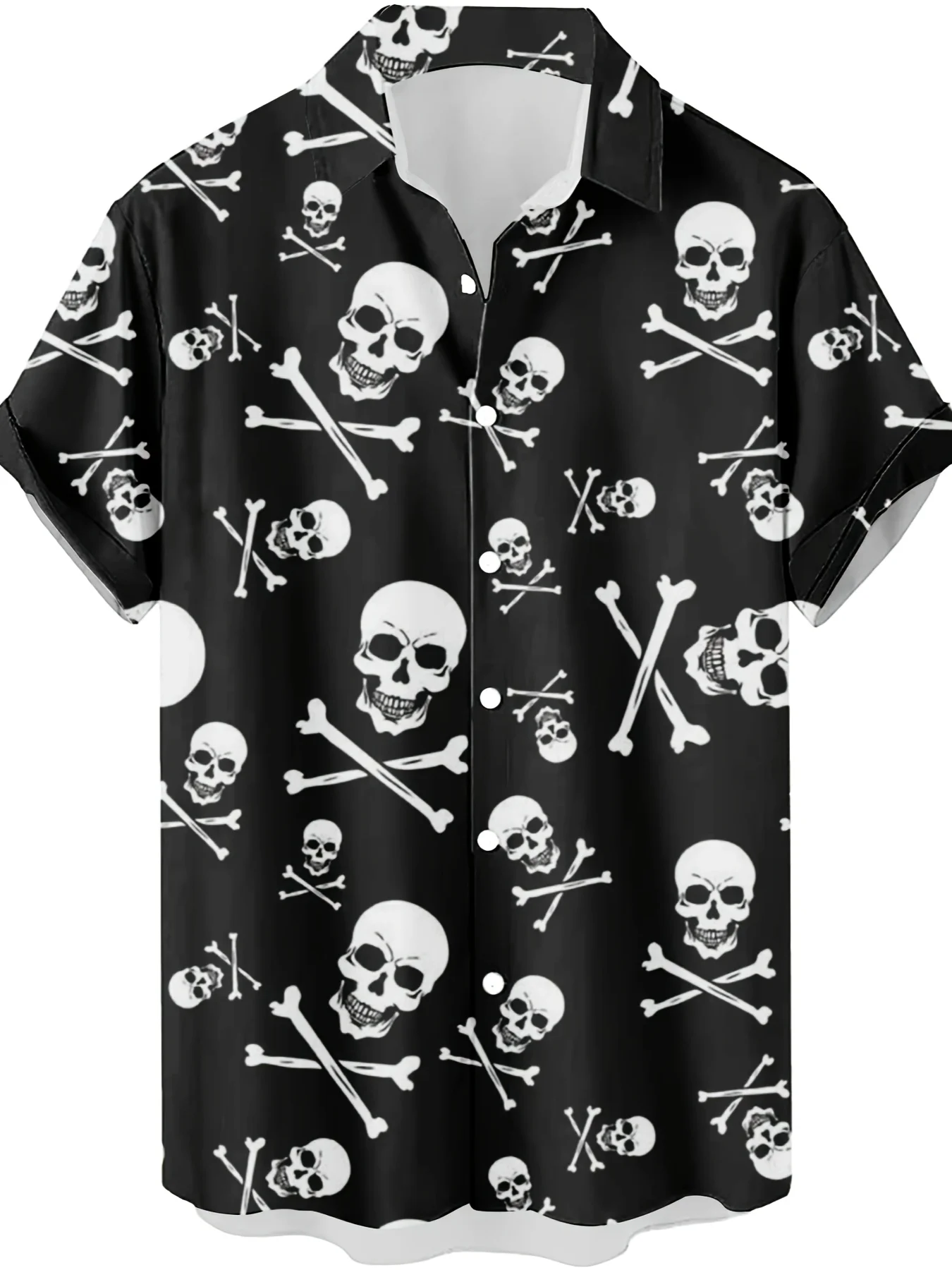 Vintage Horror Skull Crossbone - огляд і ціна Vintage Hawaiian Floral Shirt