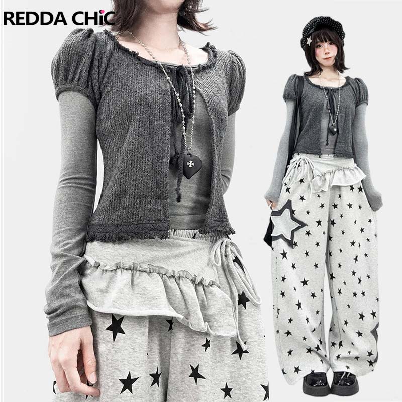 REDDACHiC Puff Sleeve Cardigan - огляд і ціна T-Shirts