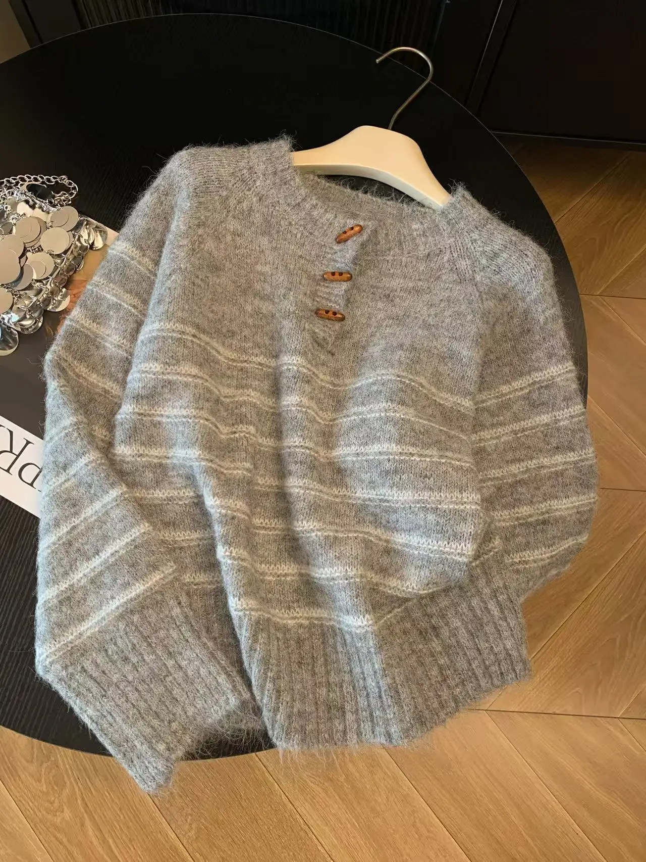 Autumn Winter Women's Striped  - огляд і ціна Shirts