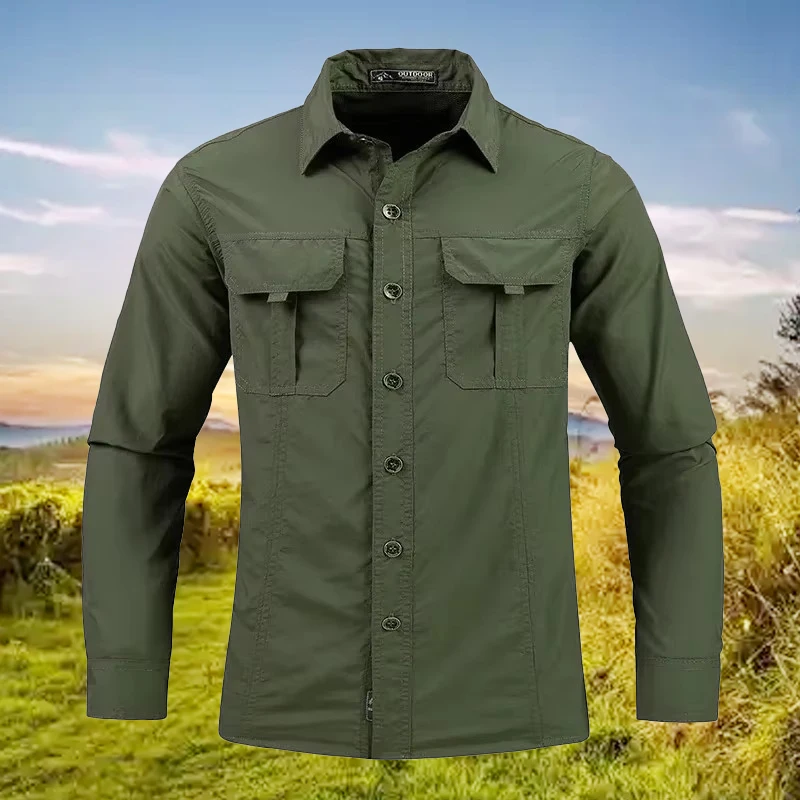 5XL Men Lightweight Quick-Dryi - огляд і ціна Tactical Military Shirt Cargo