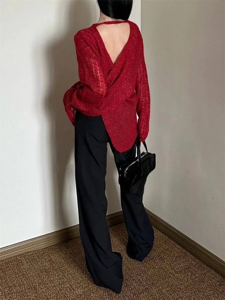 Y2K See-Through Knitted Women' - огляд і ціна T-Shirts