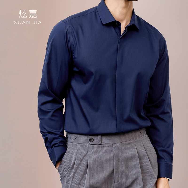 Men's Silk Shirt 2026 Spring a - огляд і ціна Mens Satin Silk Dress Shirt